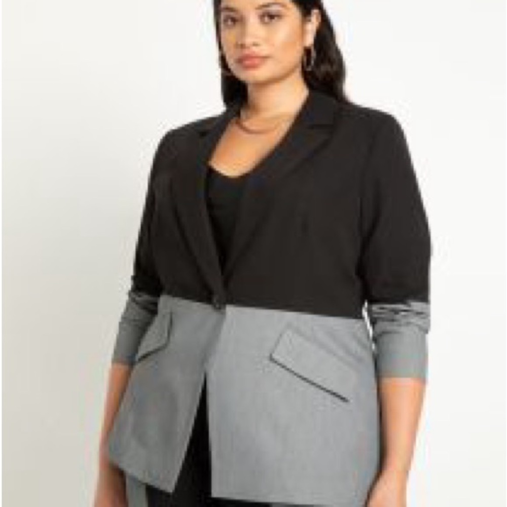 Eloquii Collection SET: Colorblock Blazer & Pants